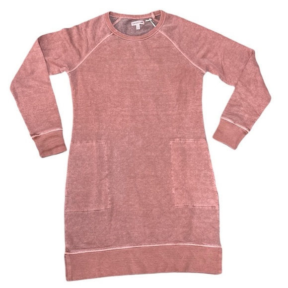 Toad&Co Epique Sweater Dress Long Sleeve Organic Cotton Hemp Paprika Small NWT - Picture 2 of 7
